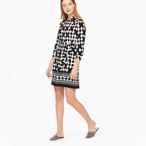 Kate Spade Dress Size S 100% Silk Womens Shirt Dress - Picture 2 of 6